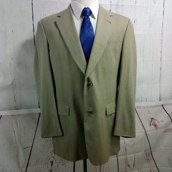 Austin Reed Other - Austin Reed Dillard's 42L Light Tan Suit Blazer Sp